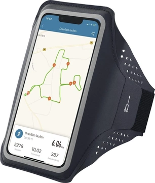 Hama Sportarmband Finest Sports XL Anthracite