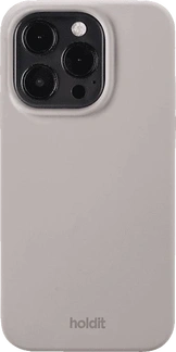 Holdit Silicone Case for Apple iPhone 15 Pro Taupe