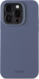 Holdit Silicone Case for Apple iPhone 15 Pro Pacific Blue