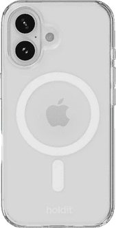 Holdit Transparent Case MagSafe for Apple iPhone 16 White