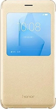 Huawei View Flip Cover for Honor 8 gold