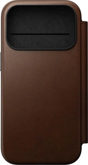 Nomad Modern Leather Folio for Apple iPhone 17 Pro Brown
