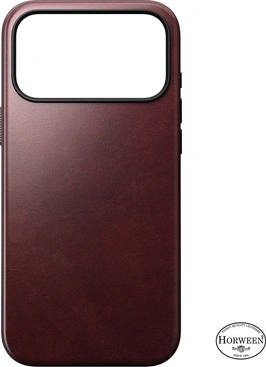 Nomad Modern Leather Case (Horween) for Apple iPhone 17 Pro Max burgundy chromexcel