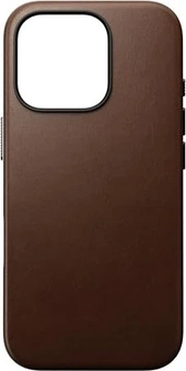 Nomad Traditional Leather Case for Apple iPhone 16 Pro Brown