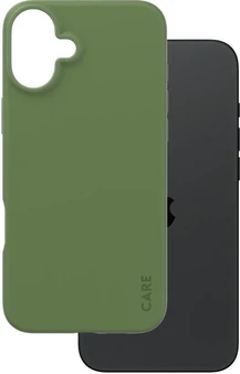PanzerGlass Care Fashionable Case for Apple iPhone 16 Plus Piquant Green