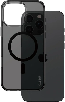 PanzerGlass Care Flagship Case Urban Combat Smokey MagSafe for Apple iPhone 16 Pro Max Black