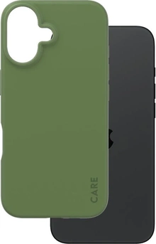 PanzerGlass Care Fashionable Case for Apple iPhone 16 Piquant Green