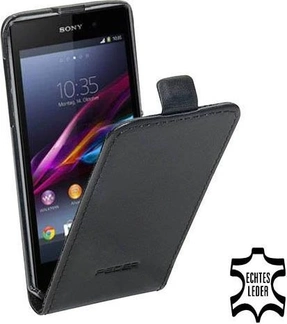 Pedea Ultraslim EchtlederBag for Sony Xperia Z1 Black