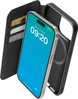 SBS Mobile Book Wallet MagSafe for Apple iPhone 15 Pro Black