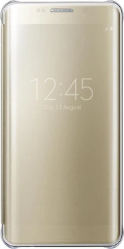 Samsung Clear View Cover for Galaxy S6 Edge+ gold