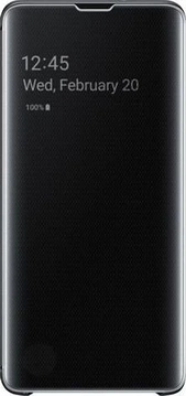 Samsung Clear View Cover for Galaxy S10 Black
