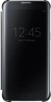 Samsung Clear View Cover for Galaxy S7 Edge Black