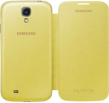 Samsung Flip Cover for Galaxy S4 Yellow