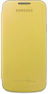 Samsung Flip Cover for Galaxy S4 Mini Yellow