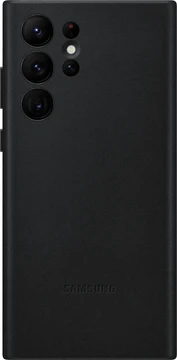 Samsung Leather Cover for Galaxy S22 Ultra Black