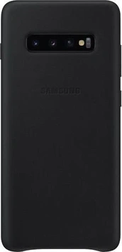 Samsung Leather Cover for Galaxy S10+ Black