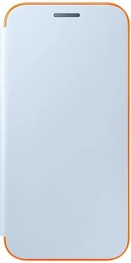 Samsung Neon Flip Cover for Galaxy A3 (2017) Blue