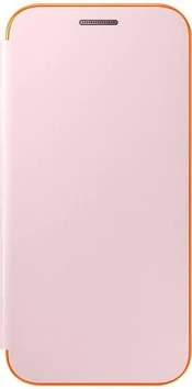 Samsung Neon Flip Cover for Galaxy A3 (2017) Pink