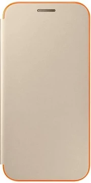 Samsung Neon Flip Cover for Galaxy A3 (2017) gold