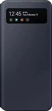Samsung S-View Wallet Cover for Galaxy A41 Black