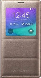 Samsung S-View Cover for Galaxy Note 4 gold