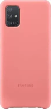 Samsung Silicone Cover for Galaxy A71 Pink