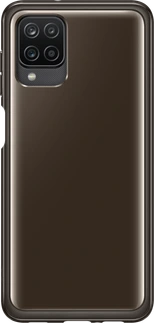 Samsung Soft Clear Cover for Galaxy A12 Black