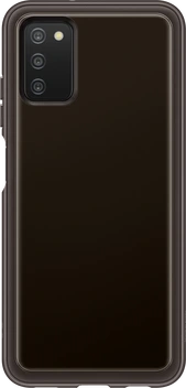 Samsung Soft Clear Cover for Galaxy A03s Black