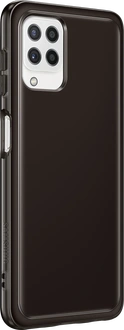 Samsung Soft Clear Cover for Galaxy A22 Black