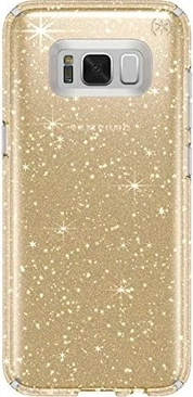 Speck Presidio Clear + Glitter for Samsung Galaxy S8+ gold