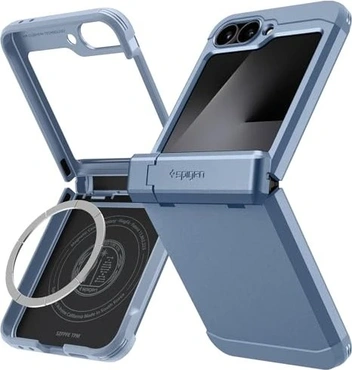 Spigen Tough Armor Pro (MagFit) for Samsung Galaxy Z Flip7 FE Sierra Blue