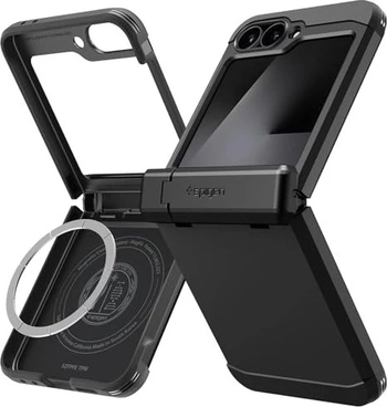 Spigen Tough Armor Pro (MagFit) for Samsung Galaxy Z Flip7 FE Black