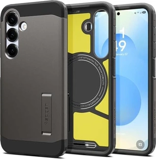Spigen Tough Armor AI (MagFit) for Samsung Galaxy S25 Gunmetal
