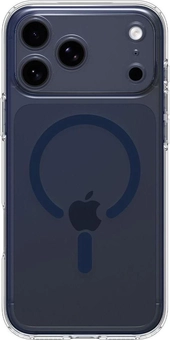 Spigen Ultra Hybrid (MagFit) for Apple iPhone 17 Pro Max clear deep blue