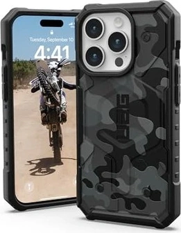 UAG Pathfinder SE Case with MagSafe for Apple iPhone 15 Pro Black Midnight Camo