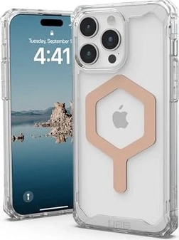 UAG Plyo Case with MagSafe for Apple iPhone 15 Pro Max ice/Rose Gold