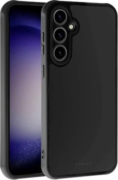 Vivanco Frosted Cover for Samsung Galaxy S23 FE Transparent/Black