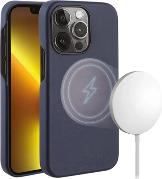 Vivanco Mag Classic Cover for Apple iPhone 13 Pro Max Blue