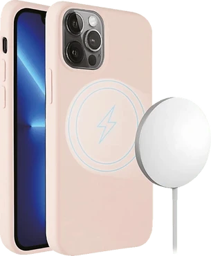 Vivanco Mag Hype Cover for Apple iPhone 13 Pro Pink Sand