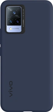 Vivo Silicone Cover for Vivo V21 5G Blue