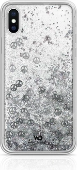 White Diamonds Sparkle Case for Apple iPhone Xs/X Silver