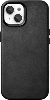 Woodcessories Bio Leather Case for Apple iPhone 15 Plus Black