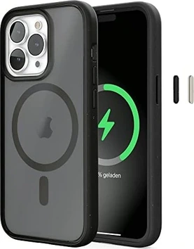 Woodcessories Clear Case MagSafe for Apple iPhone 14 Pro Max Black/matt