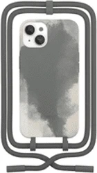 Woodcessories Change Case Batik for Apple iPhone 13 Mini Gray