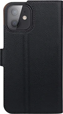 Xqisit Slim Wallet Selection Case Anti Bac for Apple iPhone 12 Mini Black