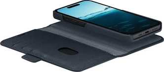 dbramante1928 New York Pebbled for Apple iPhone 15 Plus Pacific Blue