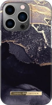 iDeal of Sweden Fashion Case for Apple iPhone 14 Pro Golden Twilight Marble