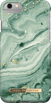 iDeal of Sweden Fashion Case for Apple iPhone SE (2022) Mint Swirl Marble