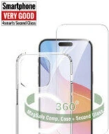 4smarts 360° Premium Protection Set for Apple iPhone 16 Pro Max Transparent