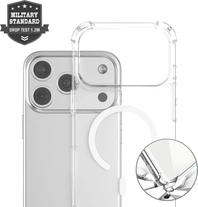 4smarts Hybrid Case Ibiza MagSafe for Apple iPhone 17 Pro Max Transparent